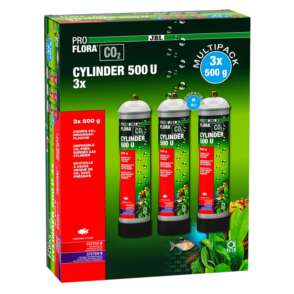JBL PROFLORA CO2 CYLINDER 500 U 3x
