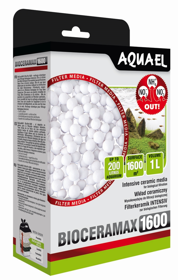 Aquael Filtermedium BIOCERAMAX 1600 (1000 ml)