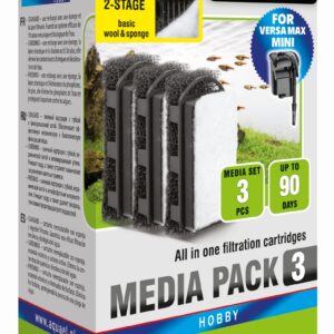 Aquael Filterkartusche VERSAMAX Mini Standard (3 Stück)