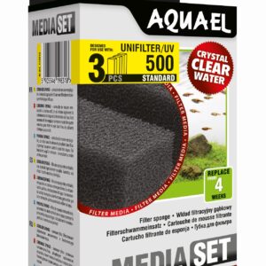 Aquael Filterschwamm UNIFILTER 500 (3 Stück)