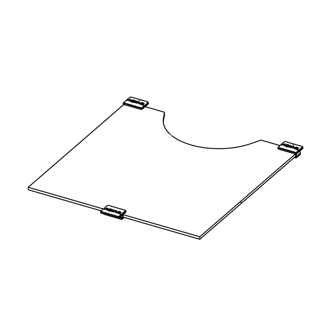 Aquael Abdeckscheibe OptiBent 70 weiß