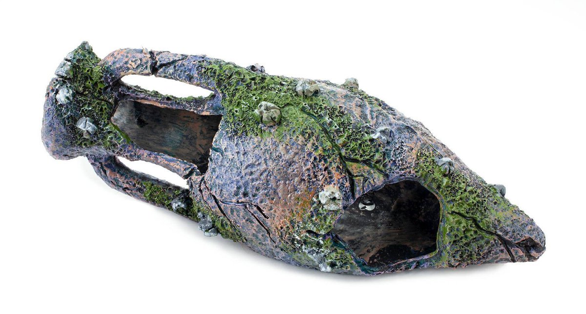 Happet Aquarium Dekoration Krug 22 cm