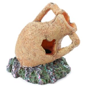 Happet Aquarium Dekoration Krug 9,5 cm