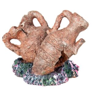 Happet Aquarium Dekoration Krug 9 cm
