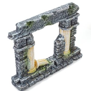 Happet Aquarium Dekoration Säule 9 cm