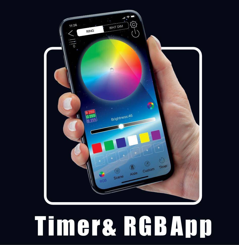 Happet AquaLED RGB 55 Bluetooth App – Ansicht 2